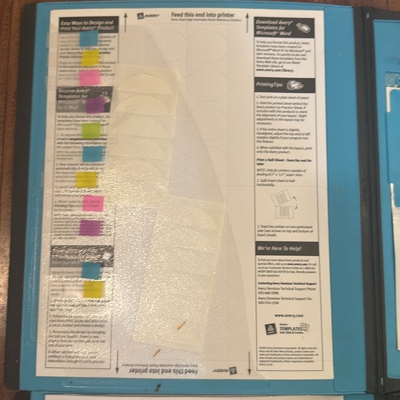 Two binders different sizes with tabs and dividers and labels - Picture 5 of 8